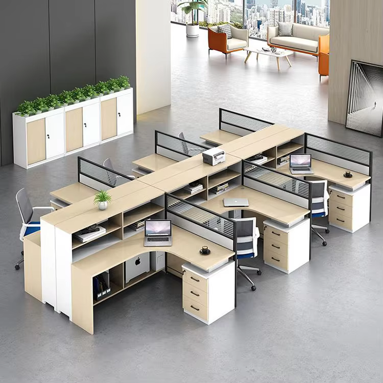 Modern Office Furniture L Shaped Workstations
