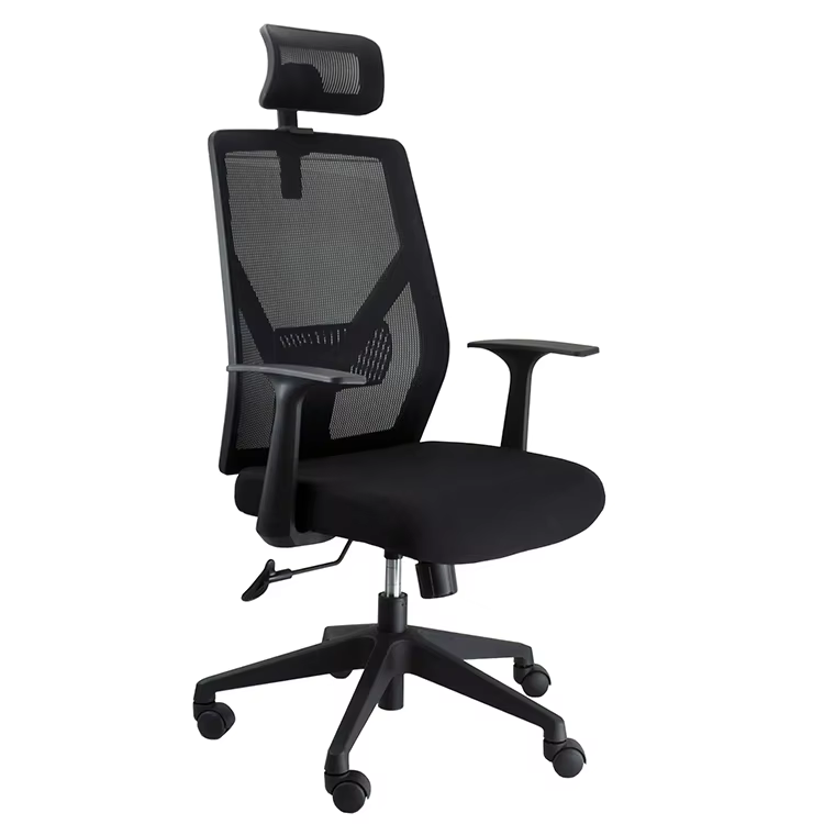 Modern Design Mesh Back Velvet Chair