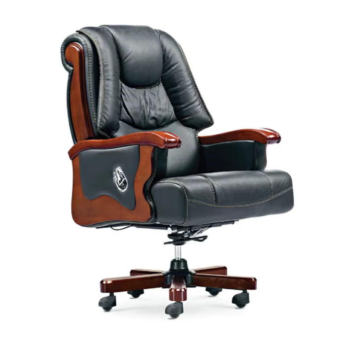 Luxury Office PU Leather Captains Executive