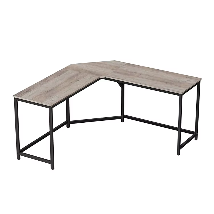 L Shaped Corner Wooden Desk Home