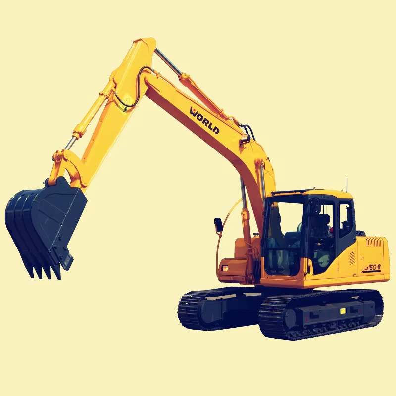15Ton 0 53m3 Bucket Hydraulic Excavator