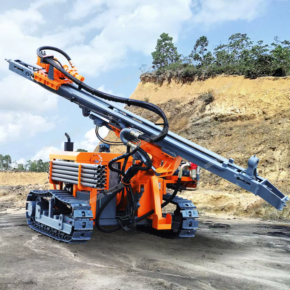 Hengwang Rotary DTH Drilling Rig With