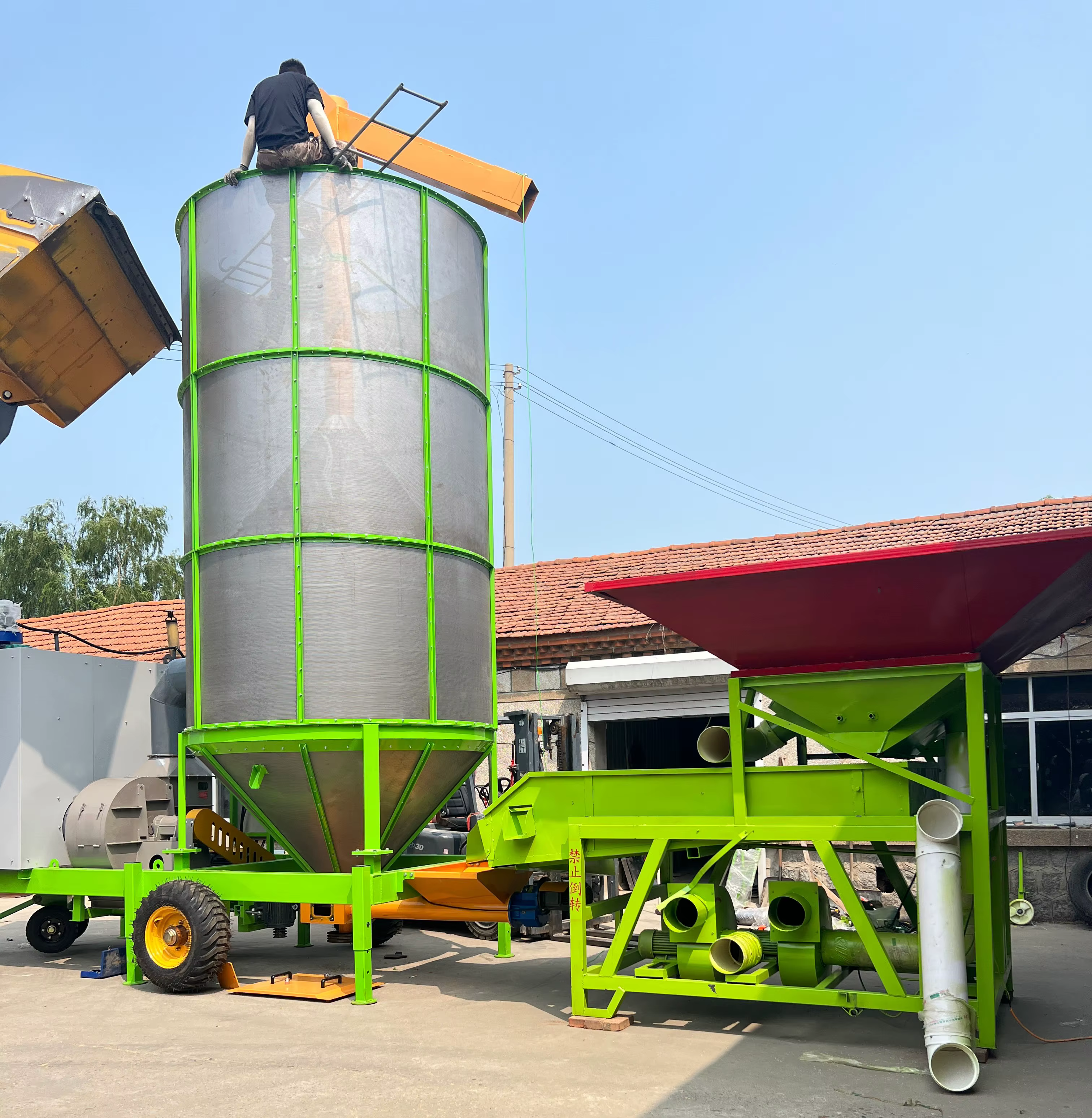 High Capacity 10T Mobile Grain Dryer