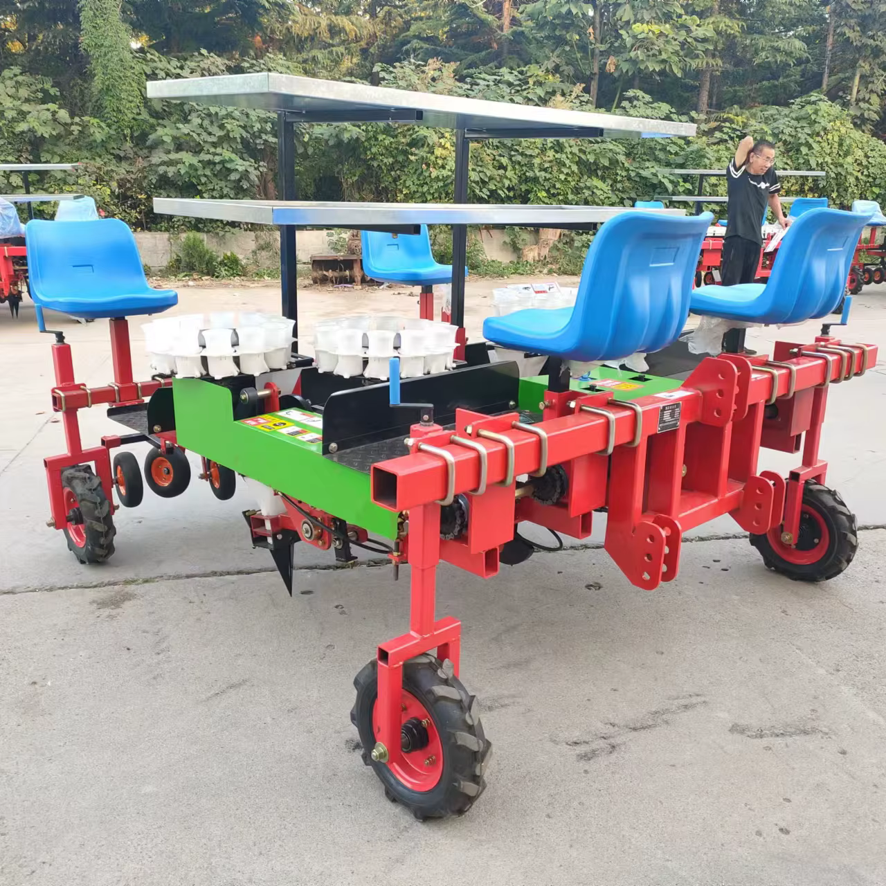 Vegetable Cabbage Tomato Transplanting Machine For