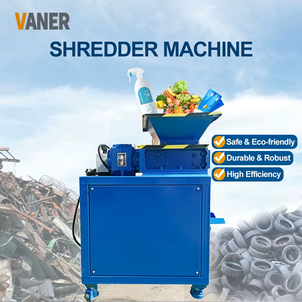 V EB180 Shredding Machine Cans Recycling