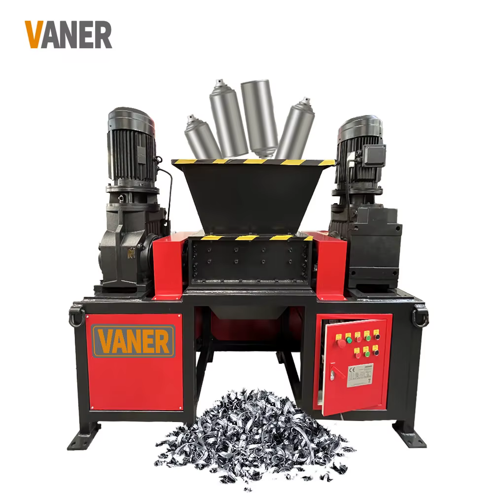 Waste Cable Wire Cutter Double Shaft