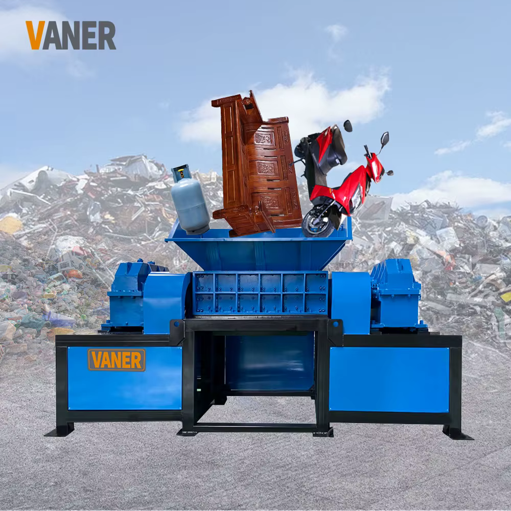 High Quality Double Shaft Shredder Recycling