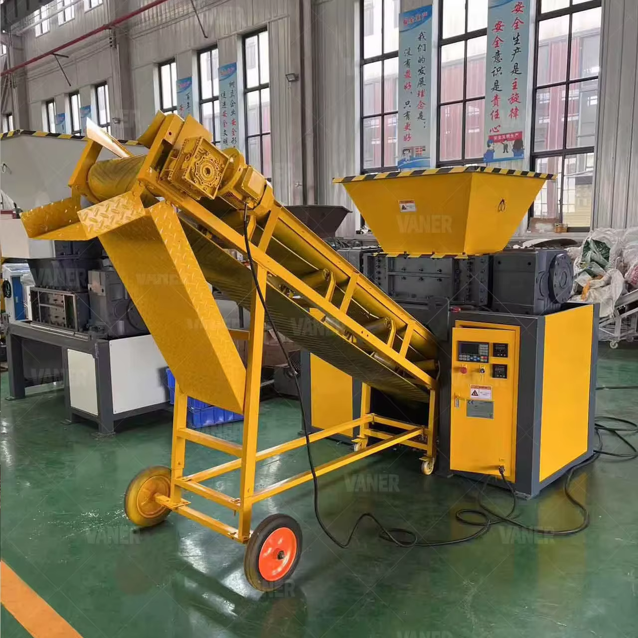 Industrial Shredder Double Shaft Shredder Machine