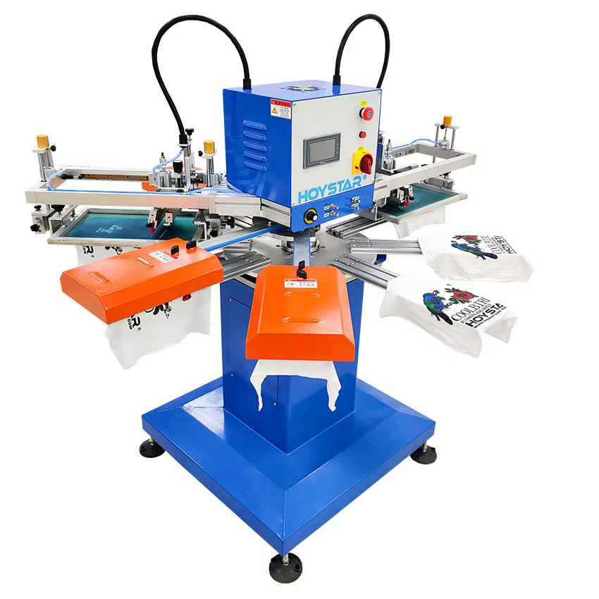 2 Color Automatic Carousel Silkscreen Printing