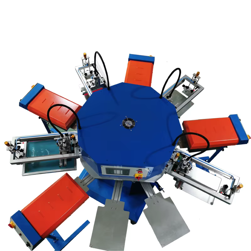4 Color Semi Automatic Serigraph Printing