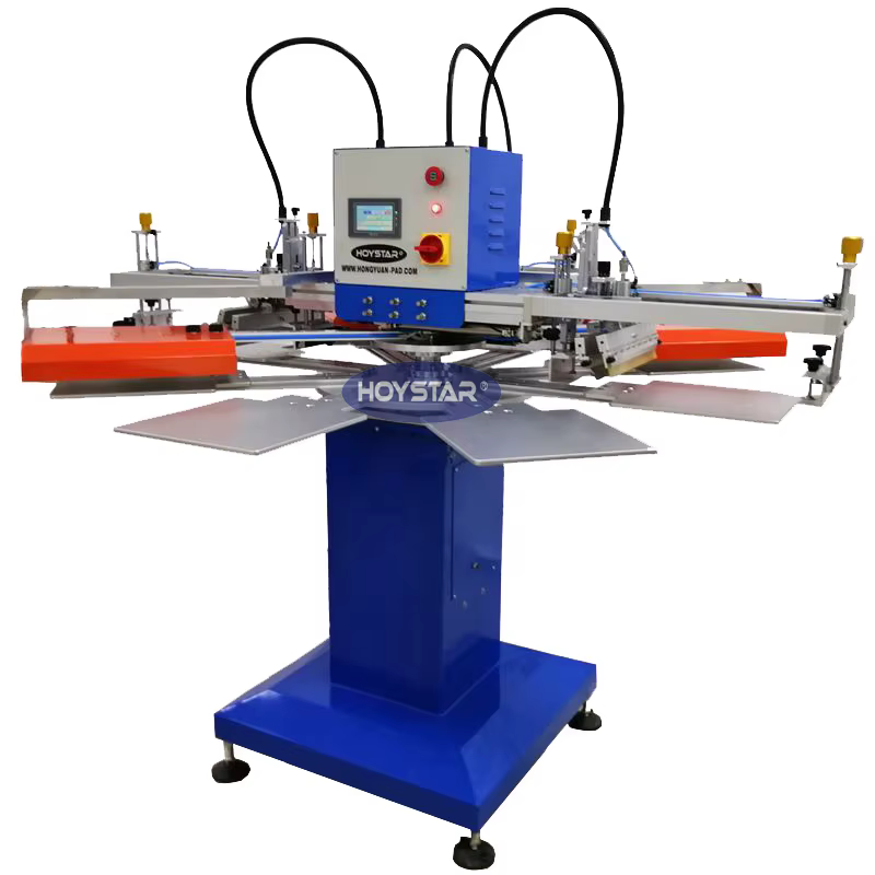 Automatic 3 Color T Shirt Screen