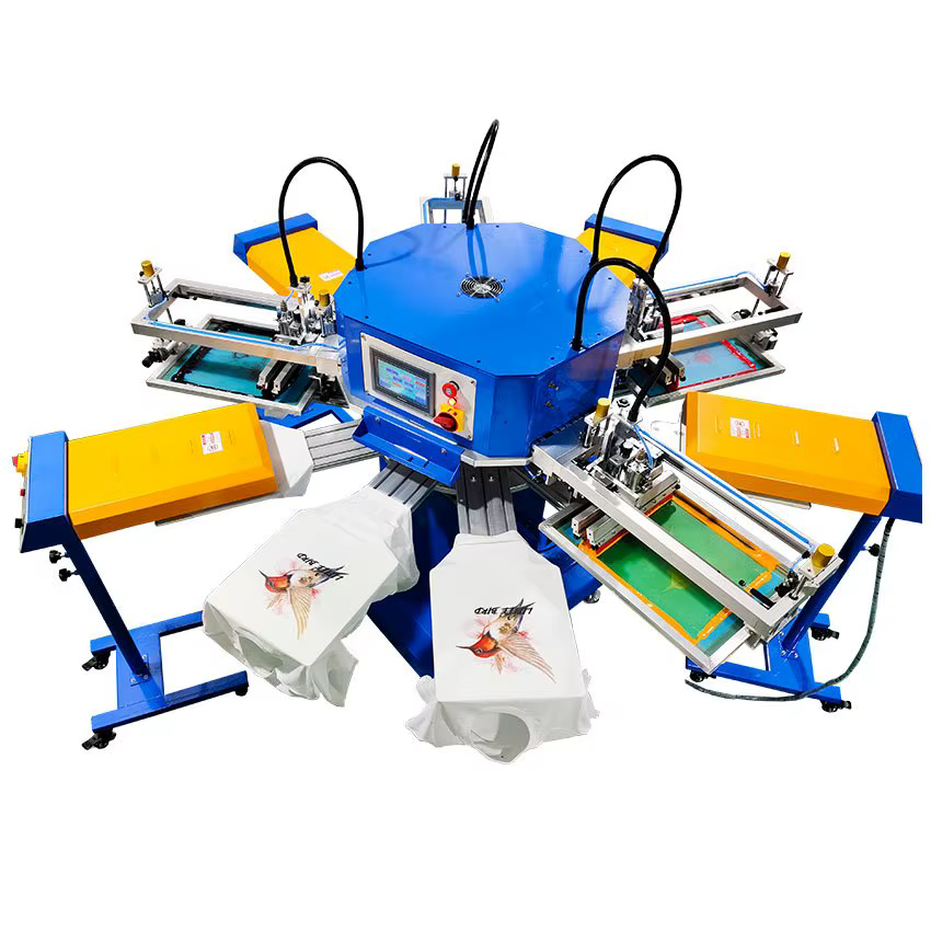 Silkscreen Printing Machine 4 Color T