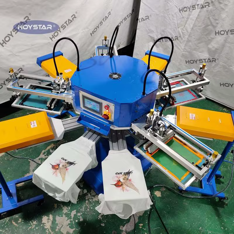 4 Color Automatic Silk Screen Printing
