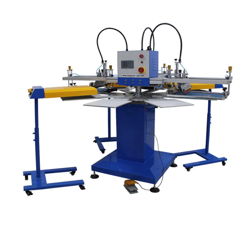 8 Arm Screen Printing Machine Automatic