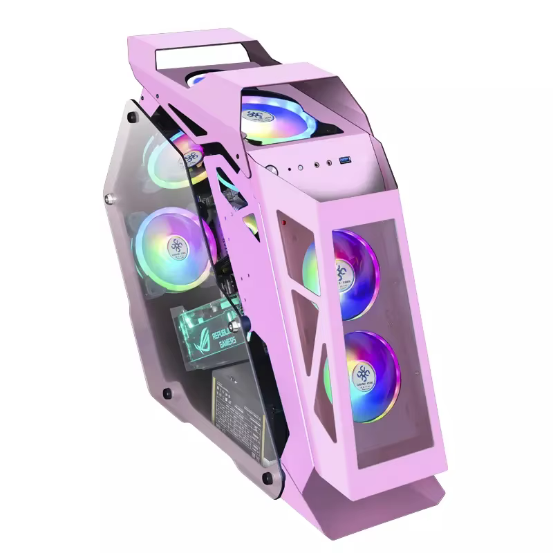 Phantom Black White Aluminium PC Case