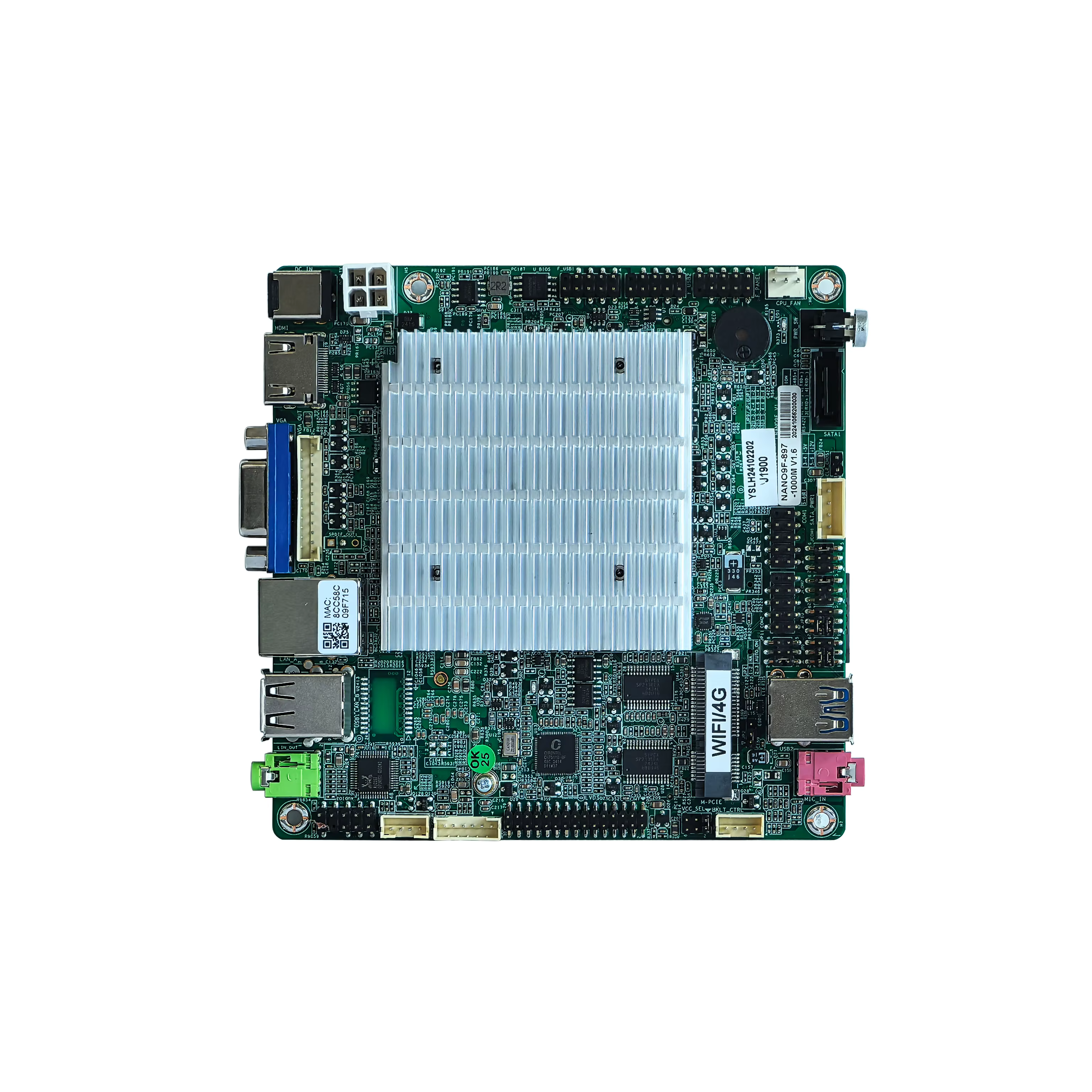 2025 ELSKY Computer Motherboard Fanless NANO8F