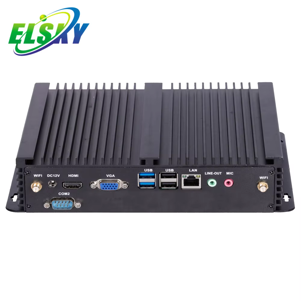ELSKY Fanless Mini Pc Industrial IPC6000