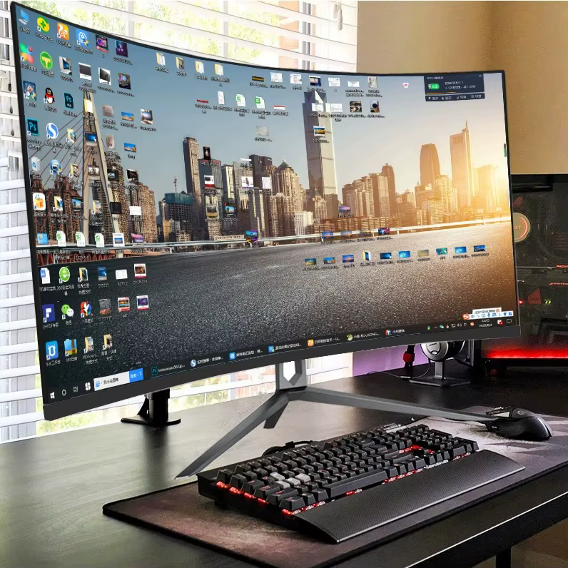 Led Curved Screen Monitor 24 27