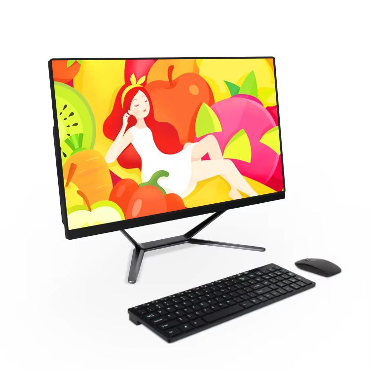 19 21.5 23.6 inch aio Personal Custom Cheap Monitor Gamer Computadora Pc Part Desktop Full Set Used All In One Computer