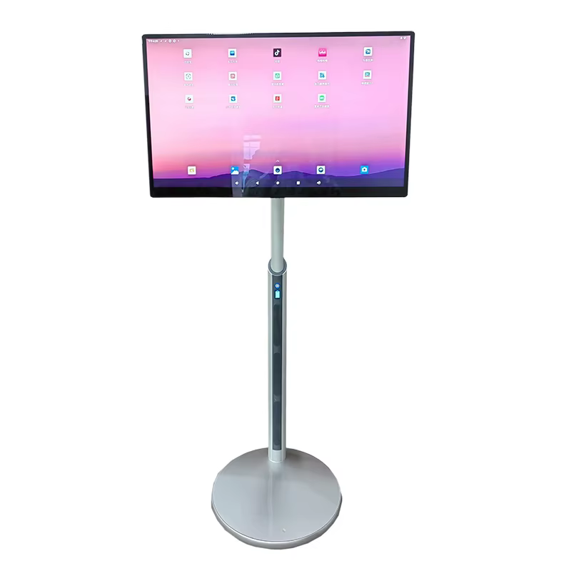 Portable Home TV with Lithium battery 4-Hours Player 21.5inches Android Capacitive Touch Screen Monitor Display 