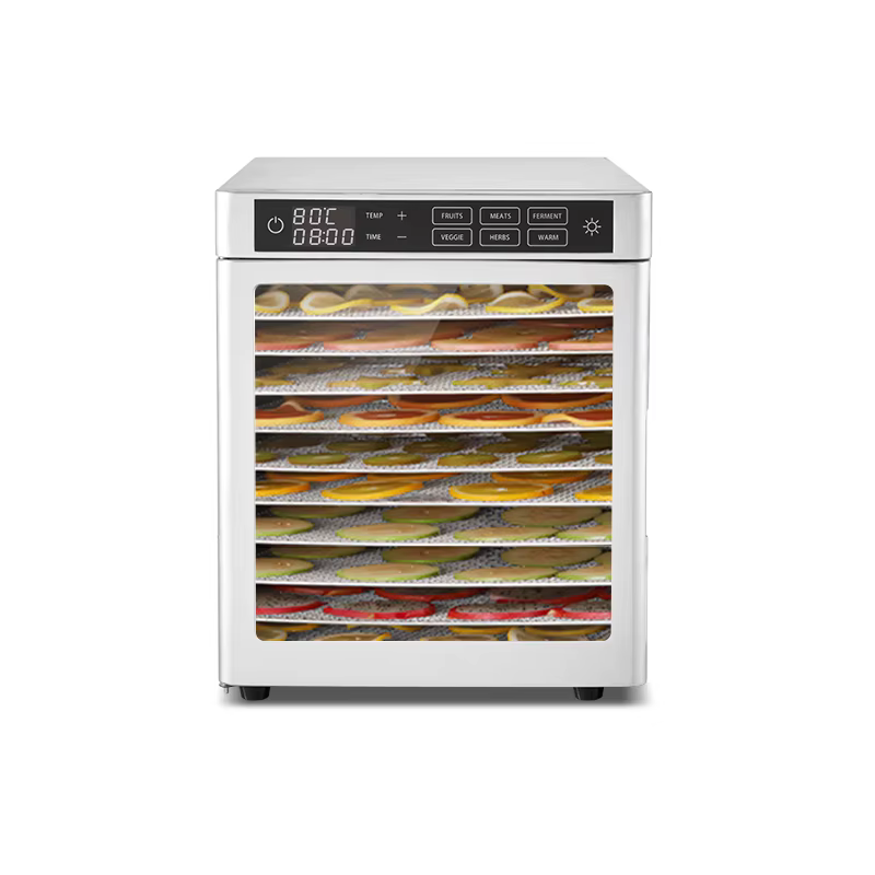 New Design 2025 Wholesale 12 Trays Big Capacity Electric Home Use Fruit Dehydrator Machine