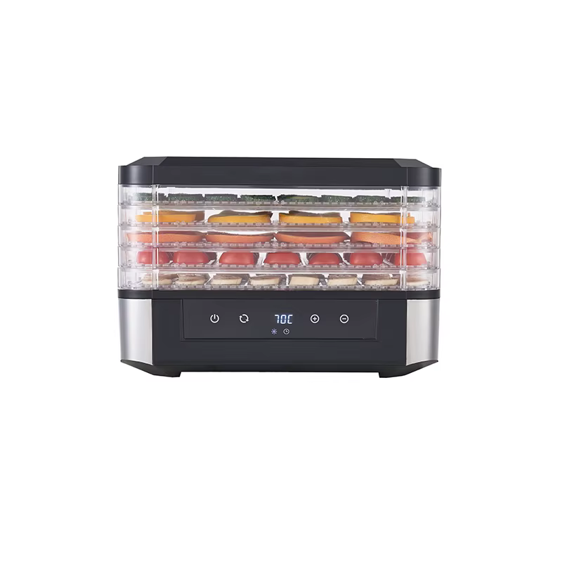 2026 Size Home Use Plastic Food Dehydrator 5-Tray Fruit & Vegetable Dryer for Fruit Drying