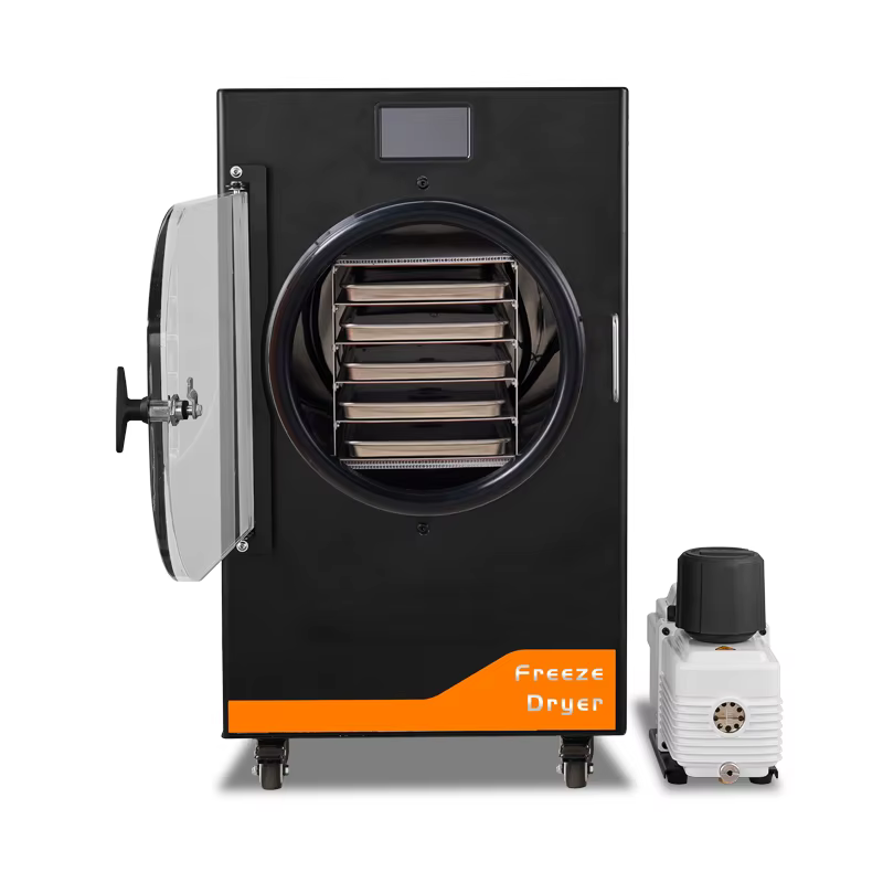 6kg Capacity Fast Freeze Drying Commercial Vacuum Lyophilizer Freeze Dryer Sublimation Machine 5 Trays