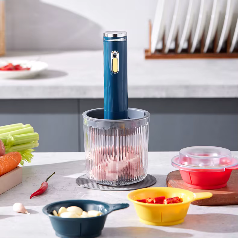 Portable Small Automatic Mincer Blender Machine Electric Meat Grinder for Household Home Vegetable Garlic Food Chopper