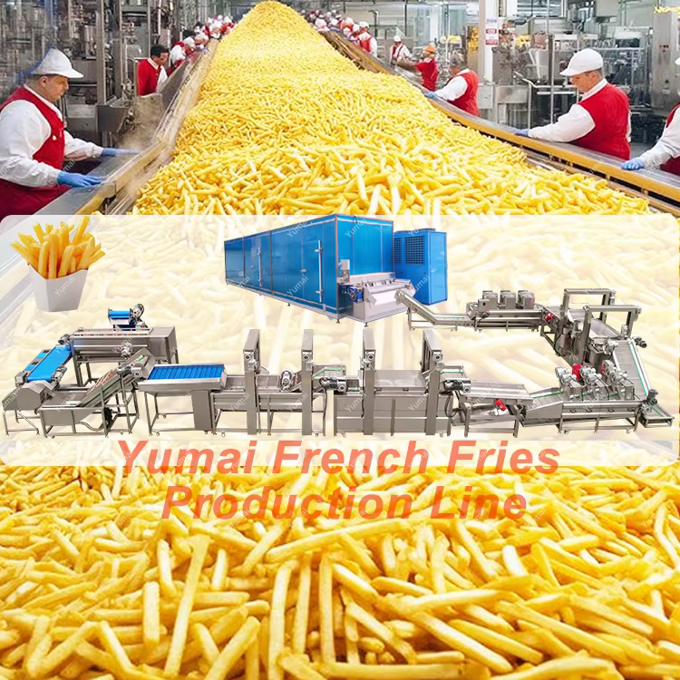 19-year Direct Manufacturer Industrial 100kg Fully Automatic Frozen French Fries Processing Production Line Plant9