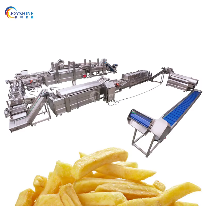 Small Fully Automatic French Fries Production Line New Condition French Fries Cutter and Frozen Machine for Fruit Vegetables
