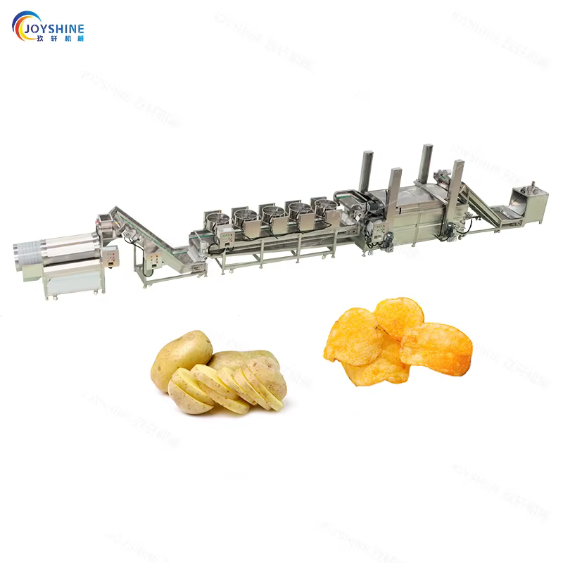 Joyshine Factory Direct 20kg/h Semi-Automatic Potato Chips Making Machine Electric Heating Potato Chips Production Line