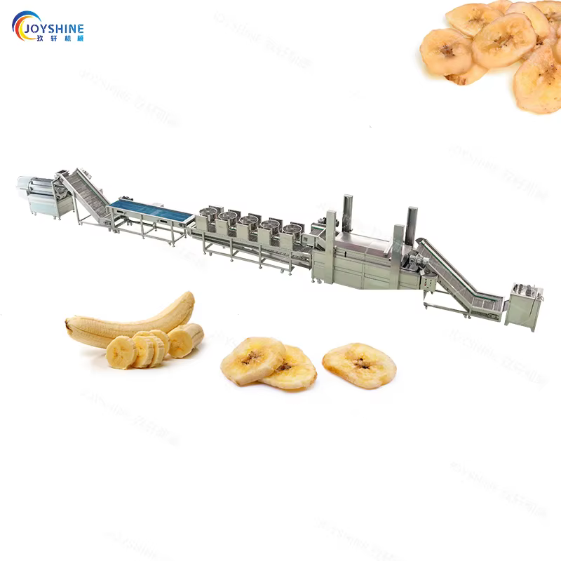 Complete Plantain Chips Making Line Automatic Plantain Chips Production Line Plantain Chips Slicing Machine Manufacturer