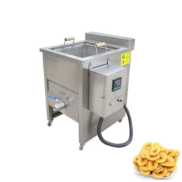 304 Stainless Steel 2mm Oil Water Separating Type Deep Fryer