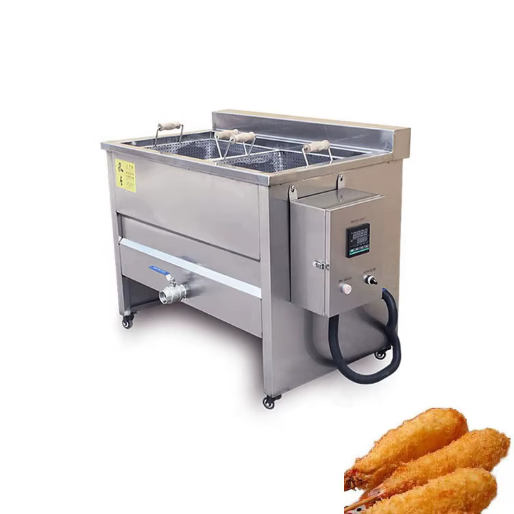Double Tanks Industrial Electric Batch Oil Fryer