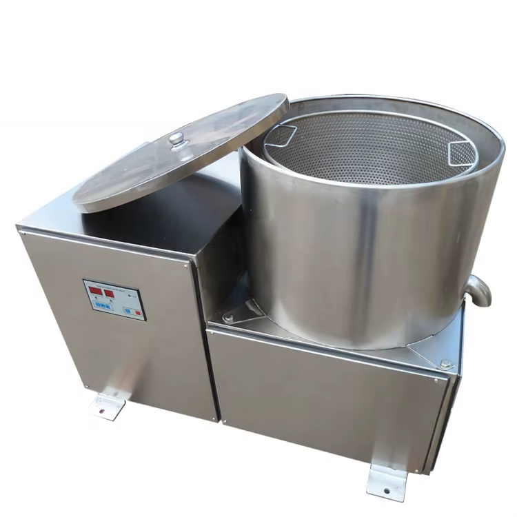 Centrifugal Dehydrator Snack Food Fried Peanut Chin-chin Deoil Machine for Fruit and Vegetable