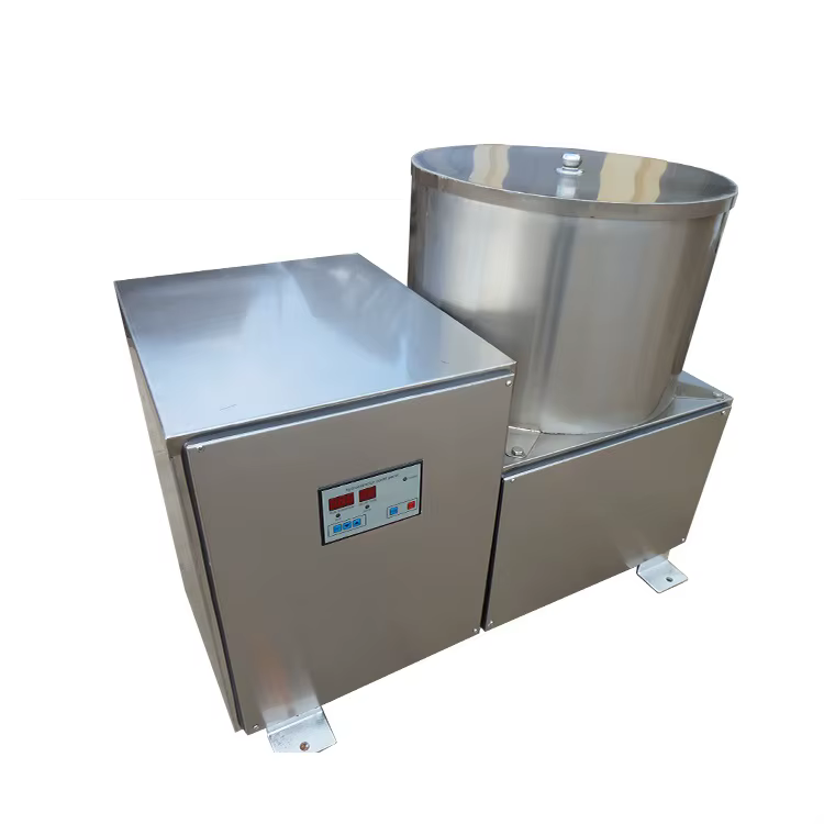 Small Scale Snack Processing Fried Potato Chips Centrifugal Dewatering Deoiling Machine
