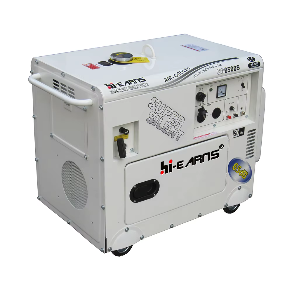5KVA Portable Super Silent Single Phase Gasoline Generator