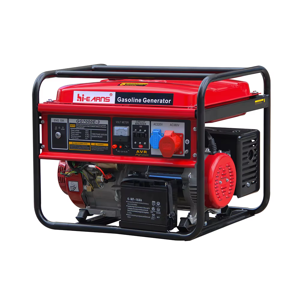 New Design 10KVA 380V Open Type air Cooled Gasoline Generator