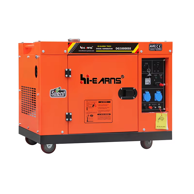 DG10000SE 7KW/8.8KVA 50HZ 220V Single Phase Portable diesel Generators for Home