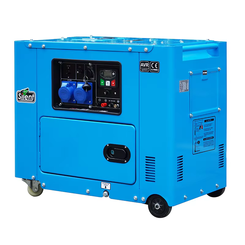 7KW/8.8KVA 50HZ  Portable diesel Generators for Home Silent DG10000SE Single Phase with Auto Start & ATS Options  for House Use