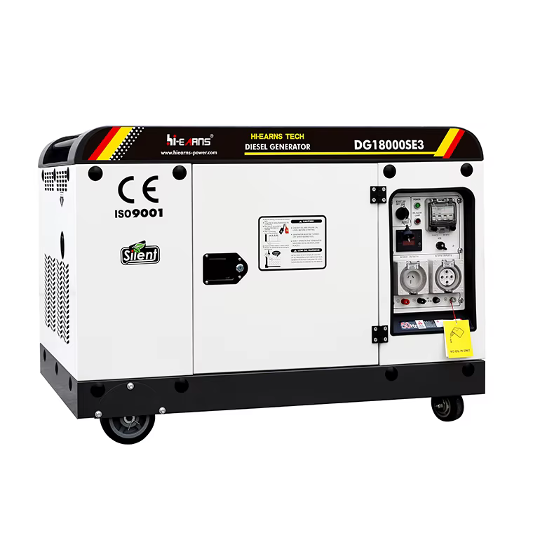12kW 15KVA Three Phase Electric Start Silent Diesel Generator Silent Mobile Diesel Generator