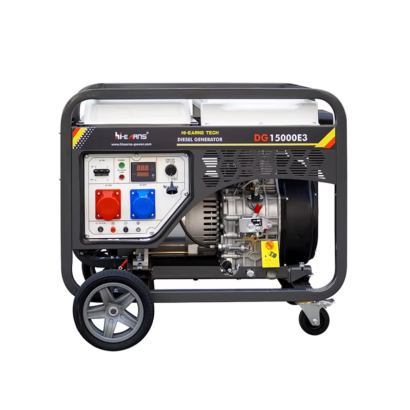 12.5kva/10kw 220/380V 50Hz Portable diesel Generator DG15000E3 Three Phase