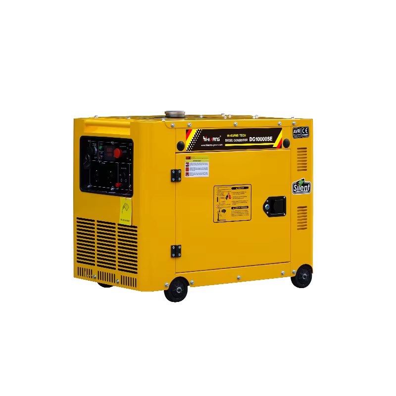 Hiearns 7kw air Cooled System Single Cylinder diesel Generator ,use 195 diesel Engine