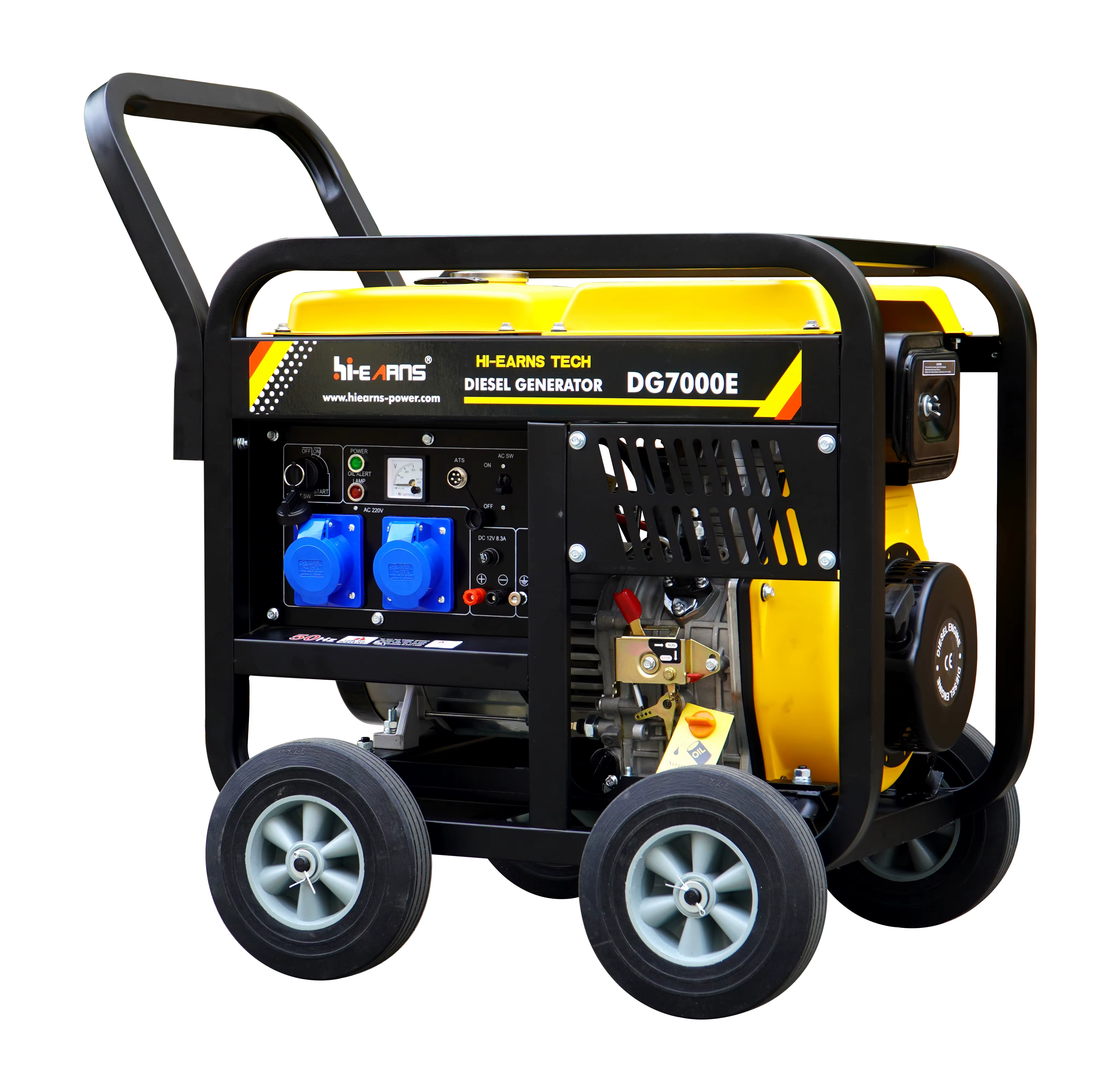 6.0KW Diesel Generators Portable Outdoor Open Diesel Engine Generator for Home