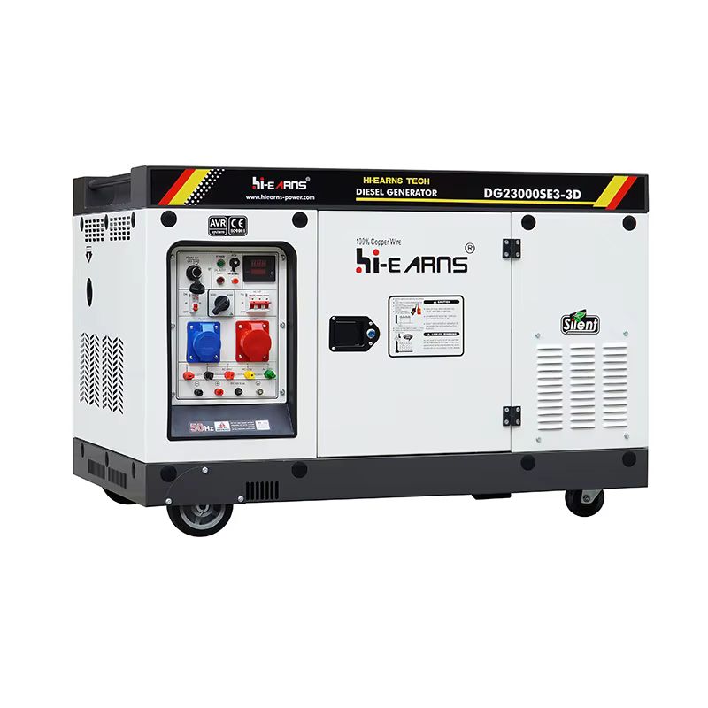 21hp 16kw 220/380V Three-Phase Silent Type diesel Generator  for Home DG23000SE3-3D  Equal Power 50Hz with ATS Option