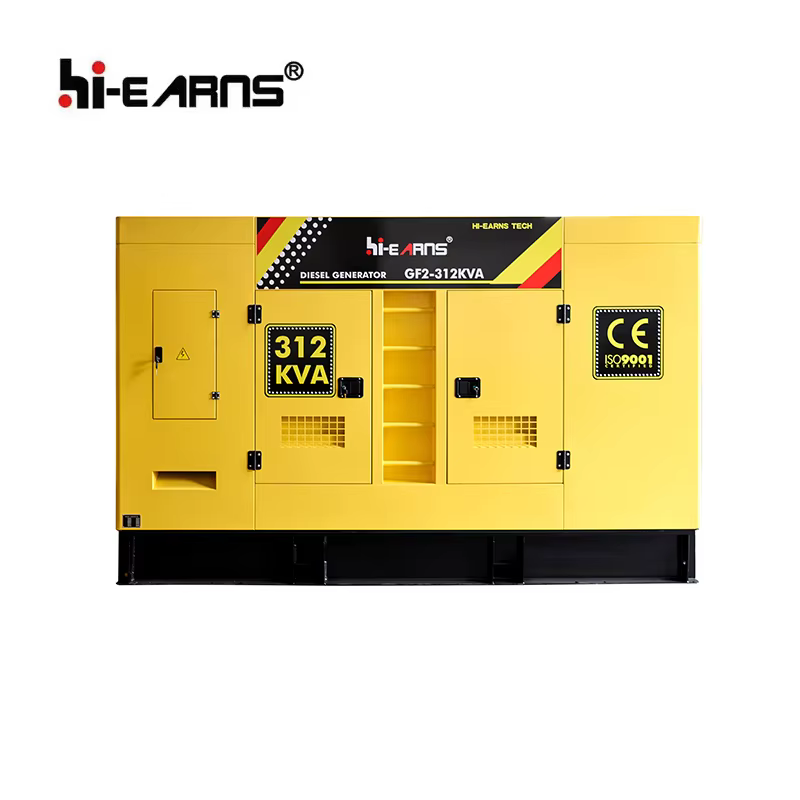 Hiearns  Water Cooled Silent diesel Generator, Six Cylinder Water-cooled diesel Engine Factory Power Supply