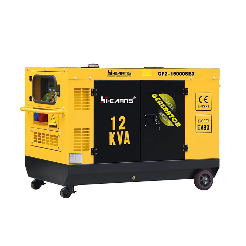 Hiearns 10kw Three Phase Chang Chai EV80 Silent Diesel Generators-GF2-15000SE3