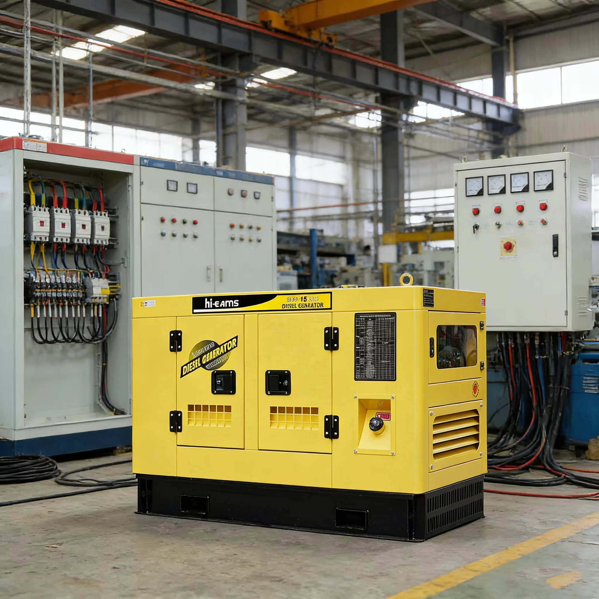 GF2-15KVA Water Cooled diesel Generator Silent Type 12KW