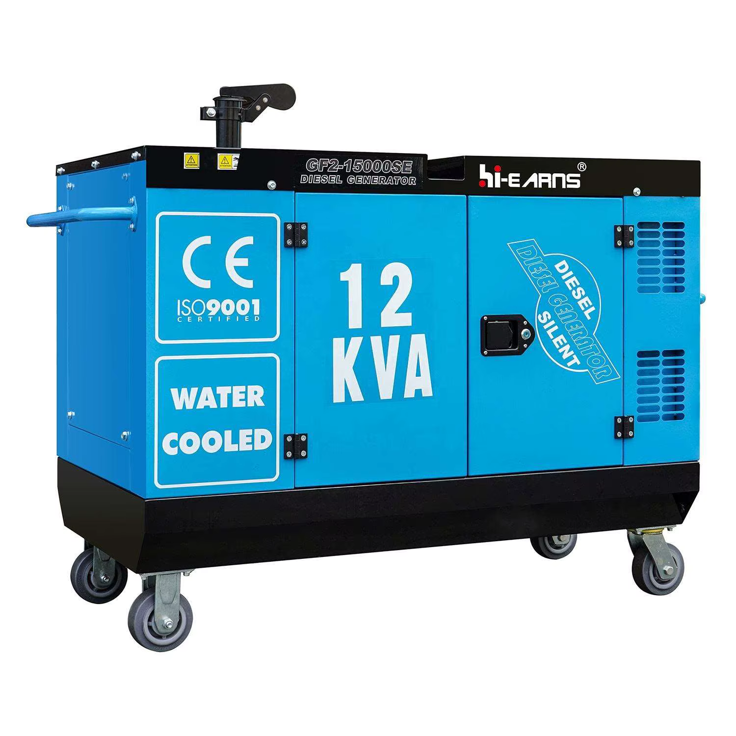 GF2-15000SE Water Cooled Two Cylinder EV80 Engine Slient Diesel Generator 10KW