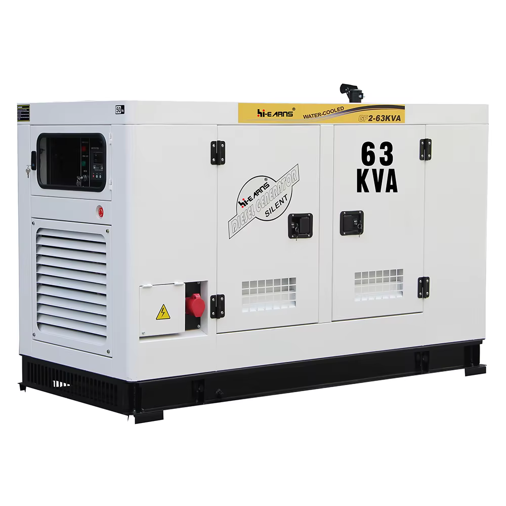 Single Phase 48KW 60KVA 50KW 65KVA Water Cooled Silent Diesel Alternator Open Frame with Remote Start Rated Power 220V/5KW